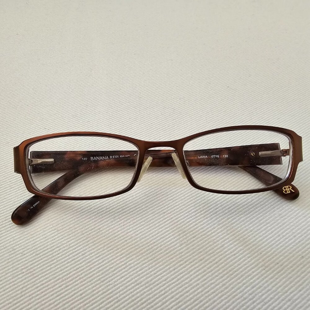 Banana Republic Liana Brown Tortoise Shell Eyeglasses Frames 49/16/130